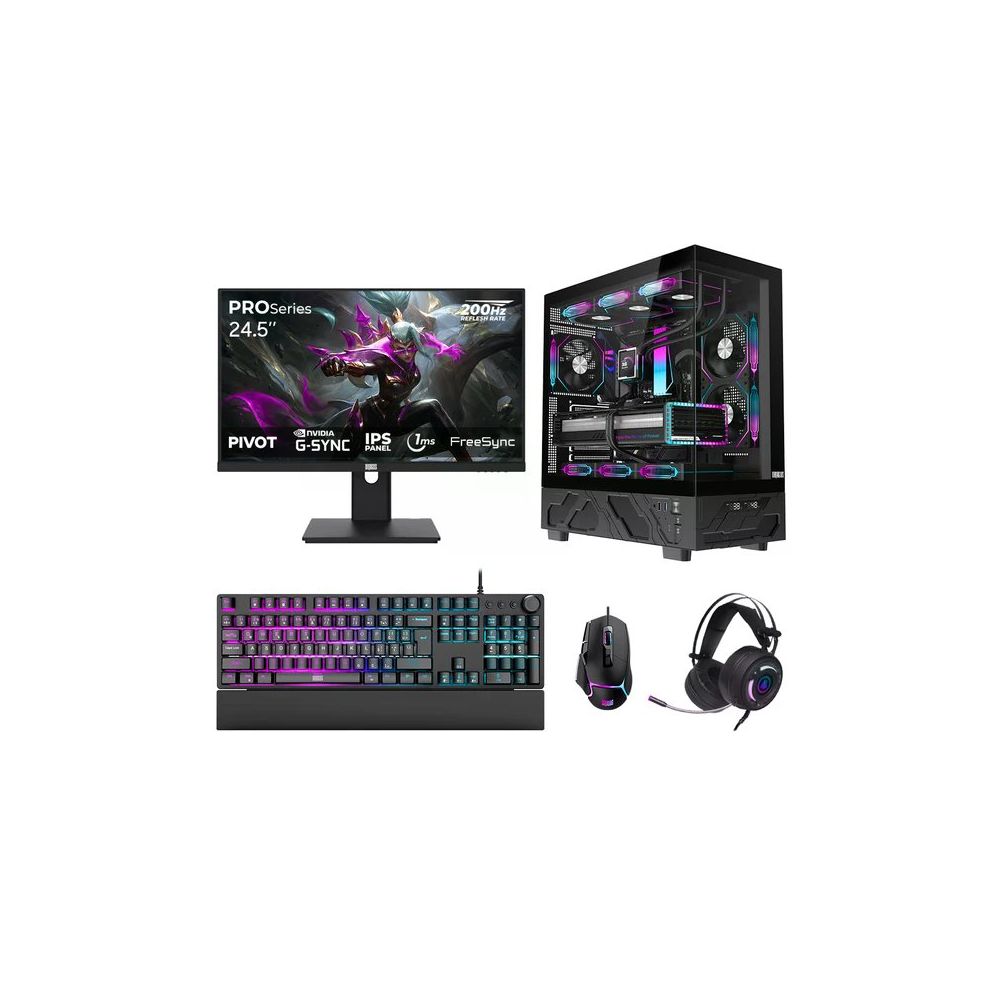 Dragos DRX7739 Ryzen 5 7600 32GB RAM 1TB SSD 16GB RTX 5060 Ti FreeDOS 24.5 inç Monitör Oyun Bilgisayarı