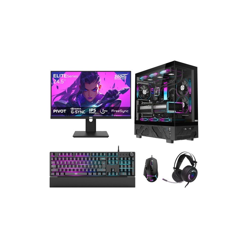 Dragos DRX7742 Ryzen 5 7600 32GB RAM 1TB SSD 16GB RTX 5060 Ti FreeDOS 24.5 inç Monitör Oyun Bilgisayarı