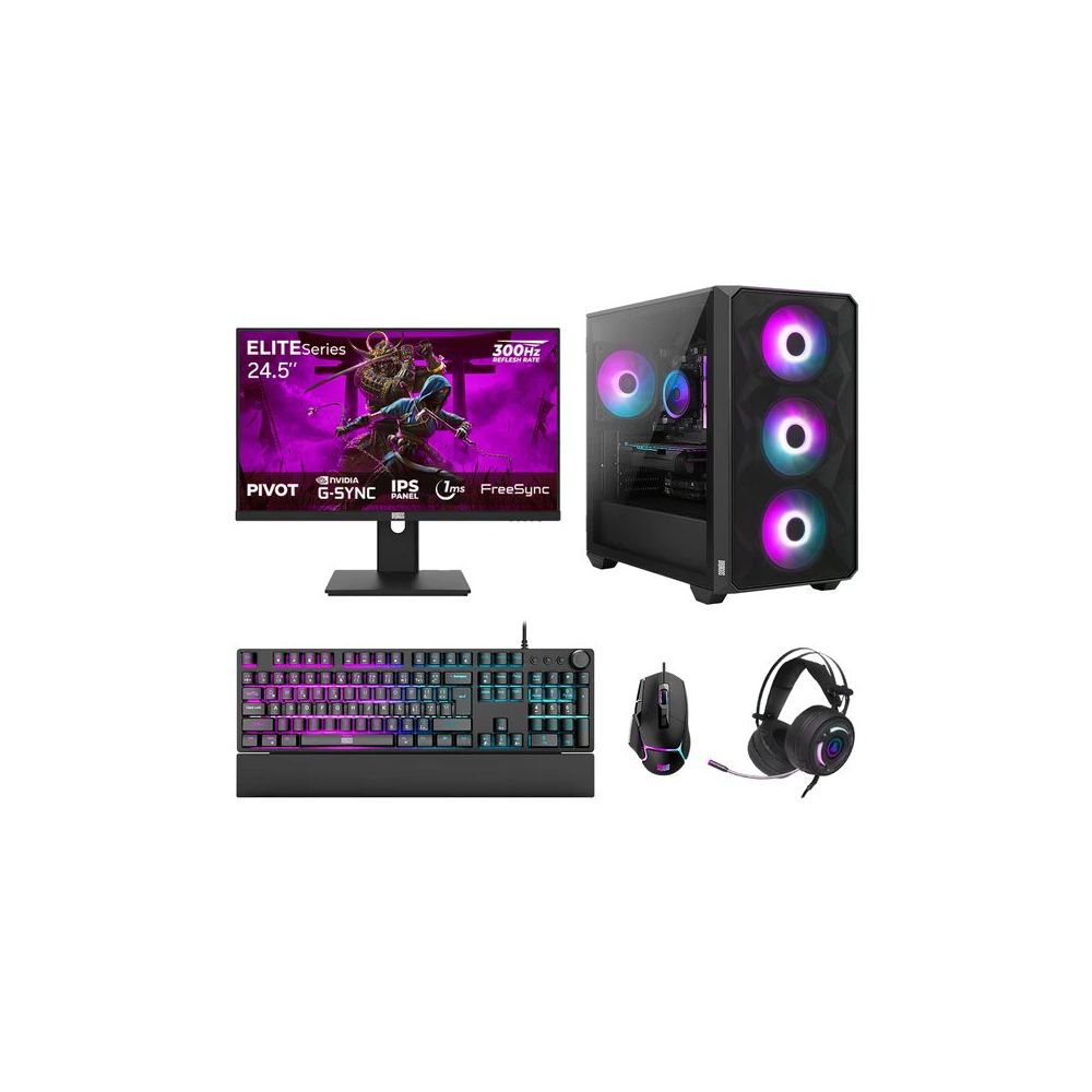 Dragos DRX7744 Ryzen 5 7600 32GB RAM 1TB SSD 16GB RTX 5060 Ti FreeDOS 24.5 inç Monitör Oyun Bilgisayarı