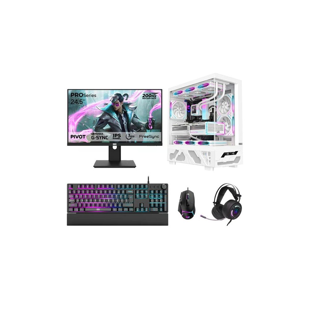 Dragos DRX7757 Ryzen 7 7700 32GB RAM 1TB SSD 16GB RTX 5060 Ti FreeDOS 24.5 inç Monitör Oyun Bilgisayarı
