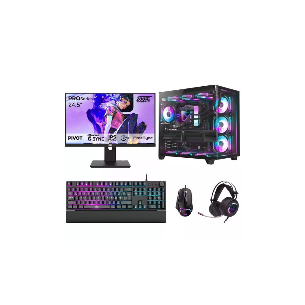 Dragos DRX7829 Ryzen 7 7700 32GB RAM 1TB SSD 12GB RTX 5070 FreeDOS 24.5 inç Monitör Oyun Bilgisayarı