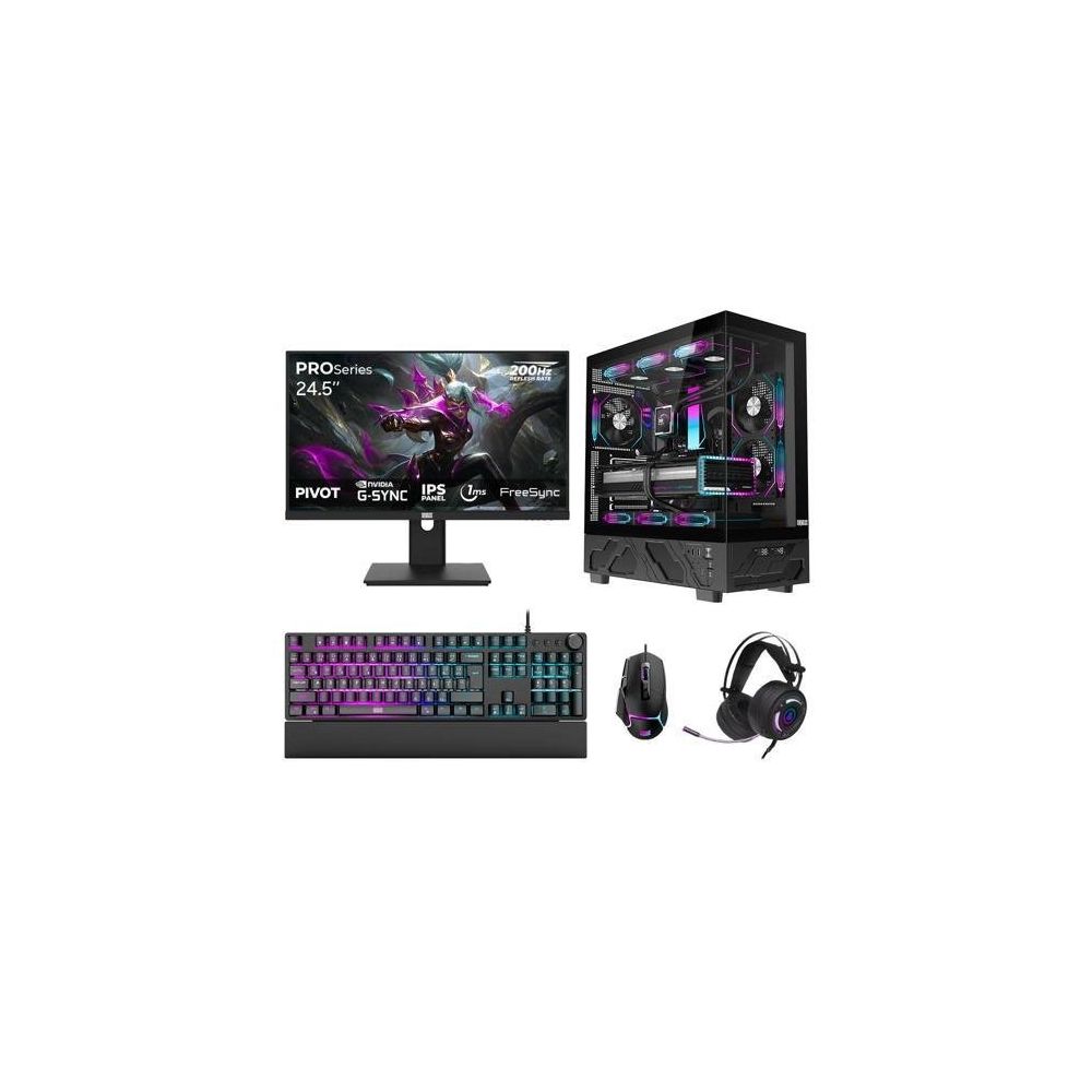 Dragos DRX7831 Ryzen 7 7700 32GB RAM 1TB SSD 12GB RTX 5070 FreeDOS 24.5 inç Monitör Oyun Bilgisayarı