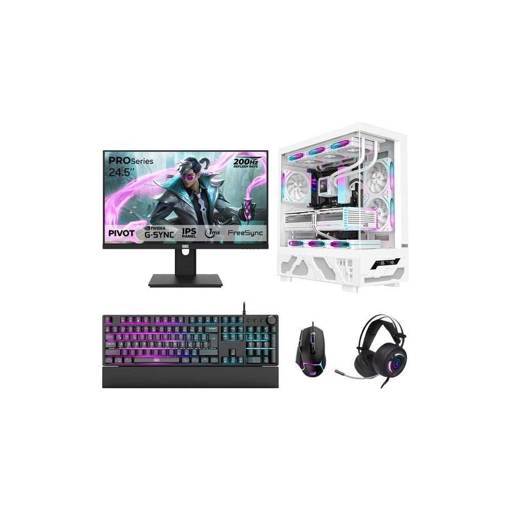 Dragos DRX7857 Ryzen 7 7800X3D 32GB RAM 2TB SSD 12GB RTX 5070 FreeDOS 24.5 inç Oyun Bilgisayarı