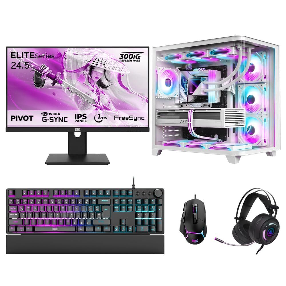 Dragos DRX7860 Ryzen 7 7800X3D 32GB RAM 2TB SSD 12GB RTX 5070 FreeDOS 24.5 inç 300Hz Monitör Oyun Bilgisayarı