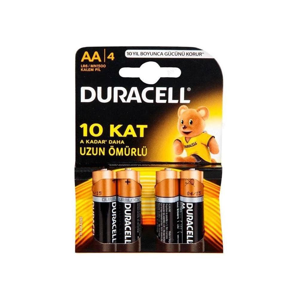 Duracell DURACELL Batterie Simply Alkaline MN1500 Mignon AA LR6 1,5V 4er-Bli 
