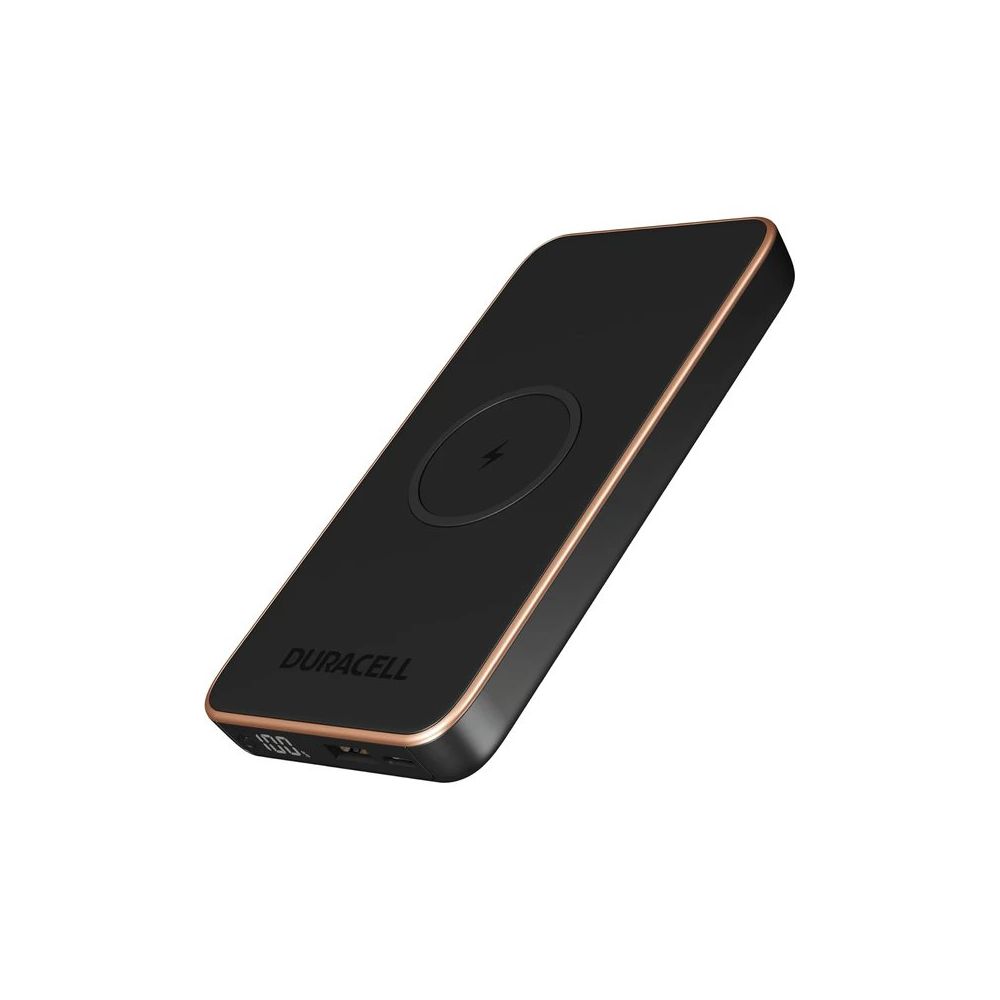 Duracell Wireless CORE10 Pd 25W Usb-A Usb-C 10.000 mAh Siyah Powerbank