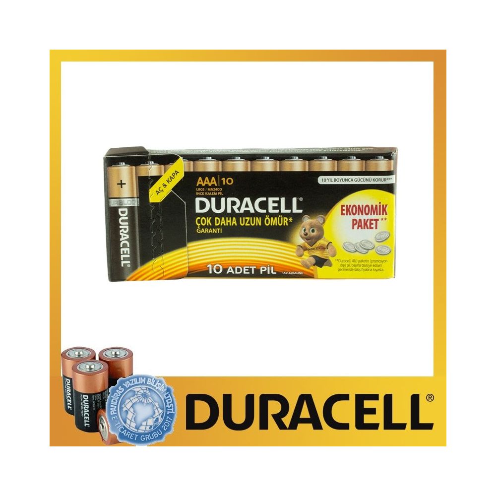 Duracell Alkalin Aaa 4 Lu Ince Kalem Pil Fiyatlari Ozellikleri Ve Yorumlari En Ucuzu Akakce