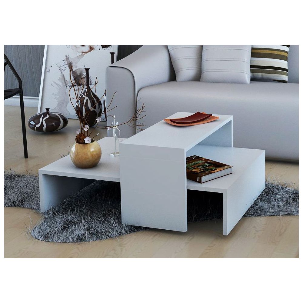 Ece Dizayn Rose Beyaz Orta Sehpa Fiyatlari