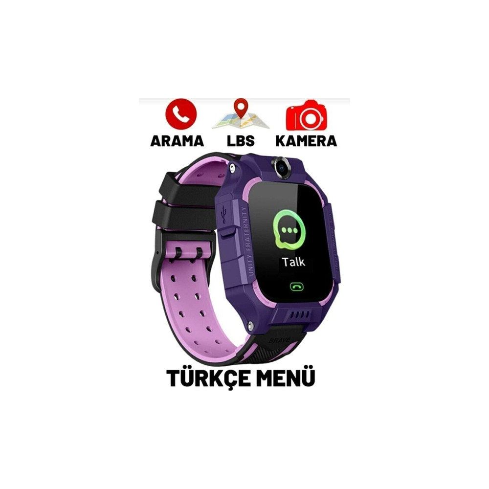 Ekmek Teknem Q65 Mor Çocuk Akıllı Saat