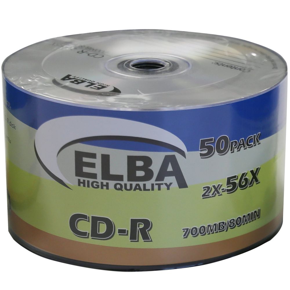 Elba 700Mb/80Min Printable Shrink 50'li CD-R Kutusu Fiyatları