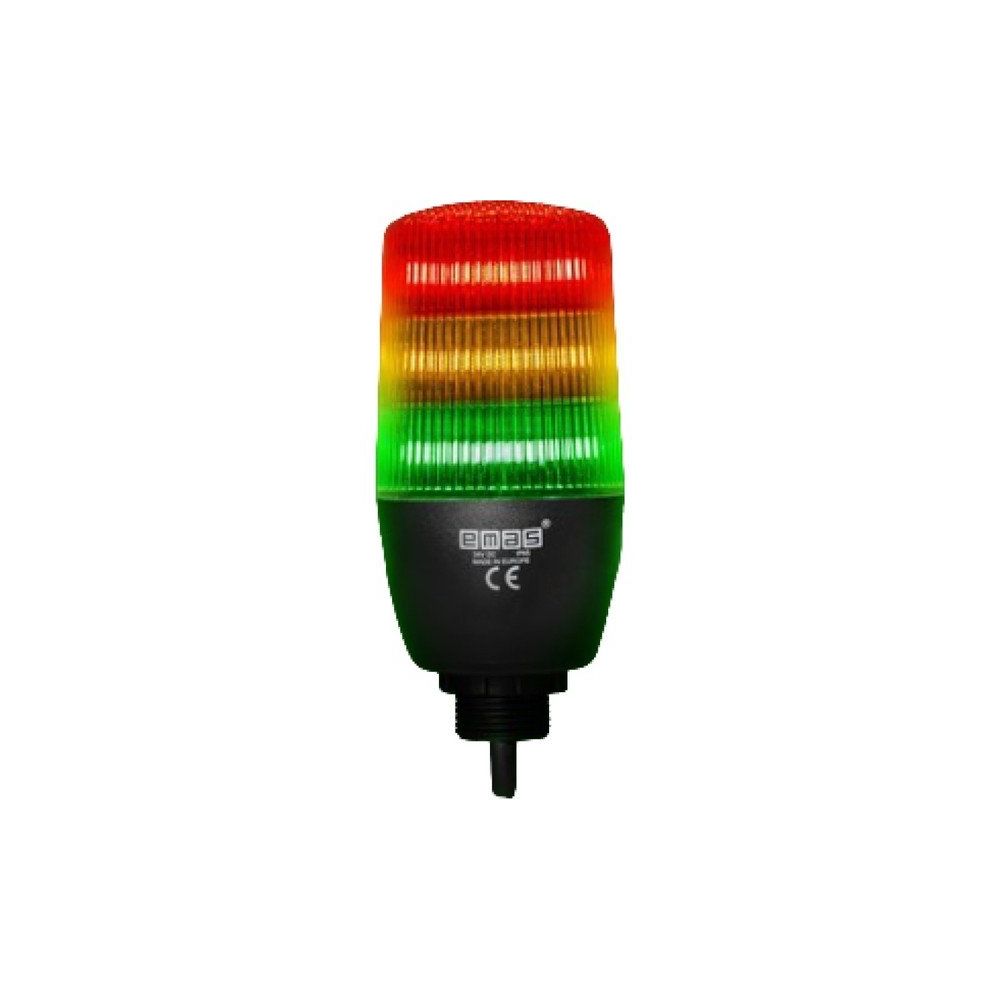 Emas IF5T024ZM05 24V DC 3 Kat 3 Renk PLC Uyumlu Buzzerlı Ledli