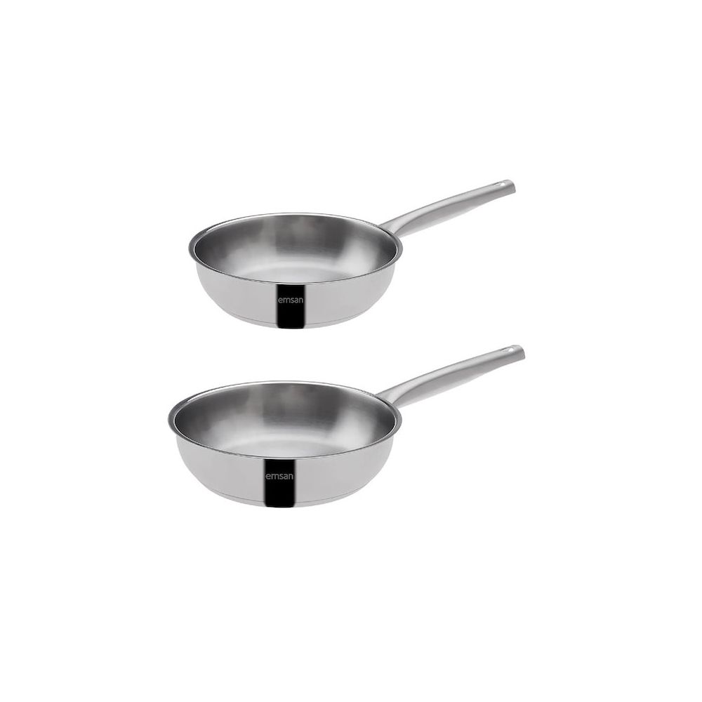 Emsan Steel Force 2'li 2426 cm Çelik Tava Seti Fiyatları