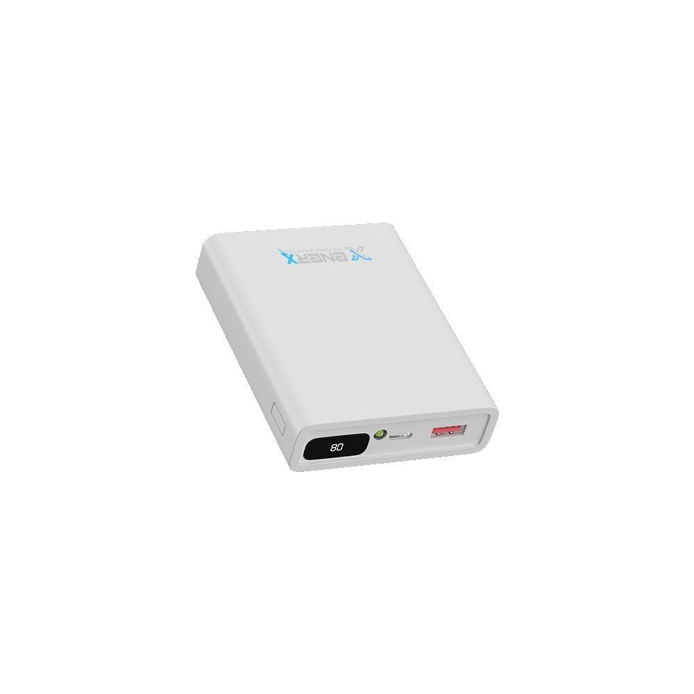 eNerRX ENR-P10188DC 10.000 mAh 2.1 Amper Dijital Göstergeli Beyaz Powerbank