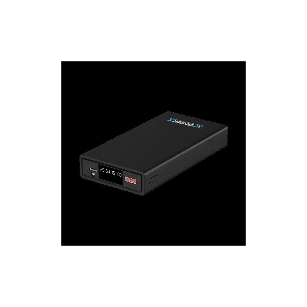 Enerx ENR-P2025DC 20.000 mAh 2.1 Amper LED Göstergeli Siyah Powerbank