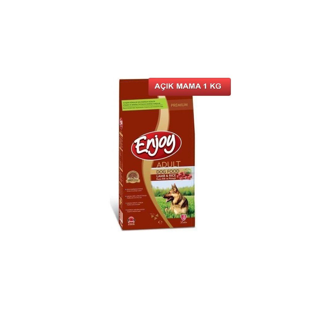 Enjoy Yetiskin Kuzu Etli Acik 1 Kg Kopek Mamasi Fiyatlari