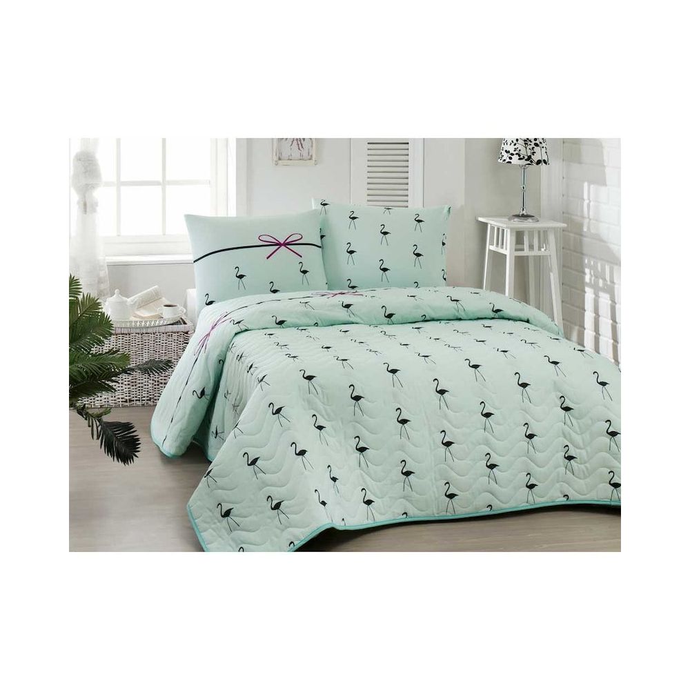 eponj home kapitone flamingo cift kisilik mint yatak ortusu seti fiyatlari