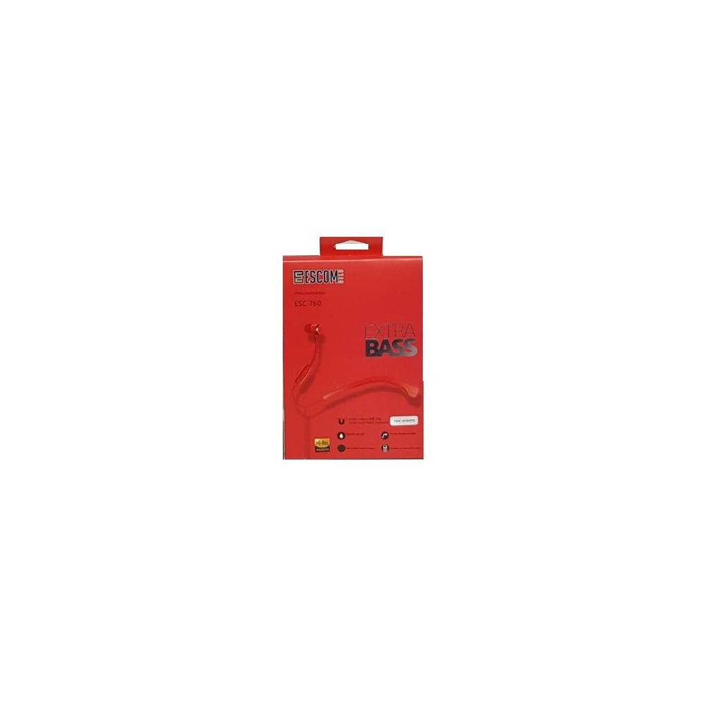 Escomgold ESC-760 Kırmızı Kulaklık