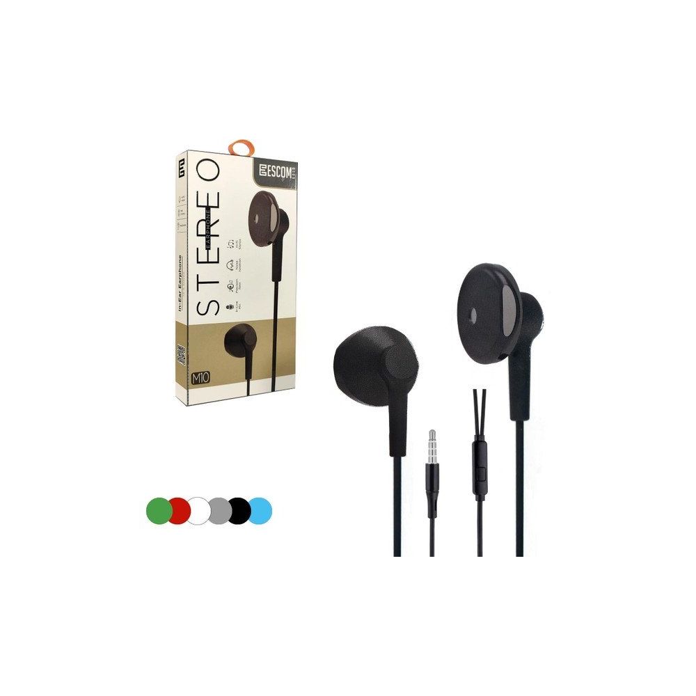 Escomgold M-10 Mikrofonlu 3.5 mm Kulak İçi Kulaklık