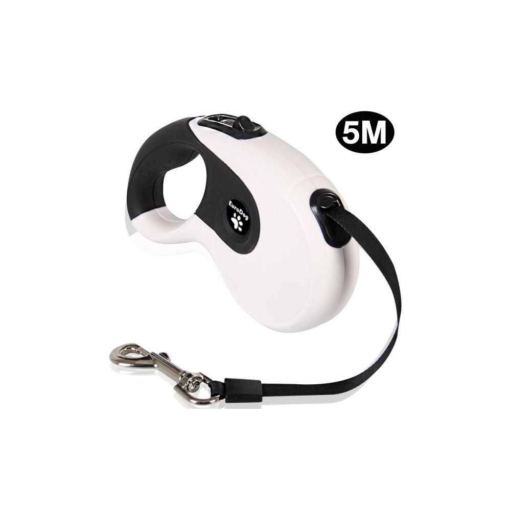 Eurodog 5 M Siyah Beyaz Otomatik Serit Kopek Gezdirme Tasmasi Fiyatlari