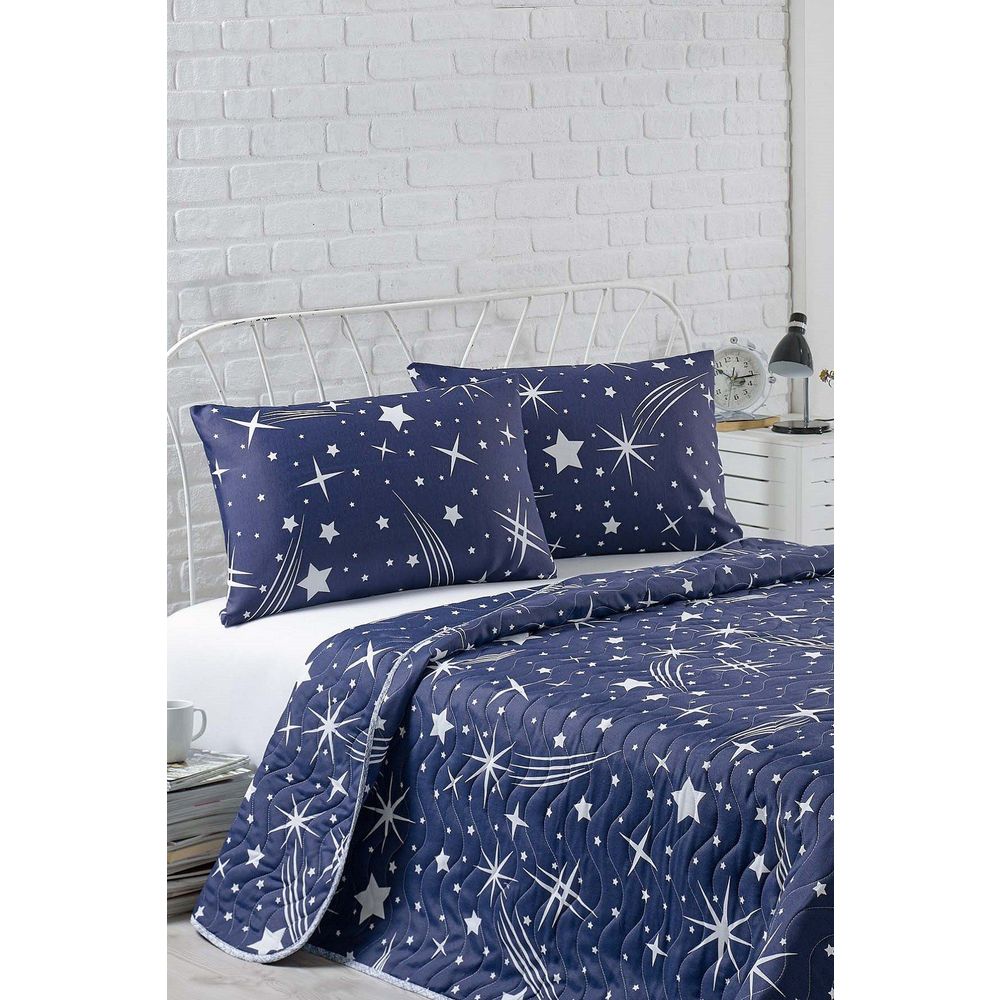 ev ev home ep 014437 halley lacivert tek kisilik kapitone yatak ortusu seti fiyatlari