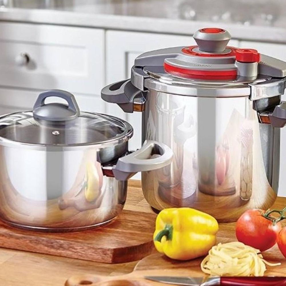 Falez CST-1007 Cook Fest 4+7 lt Kırmızı Düdüklü Tencere Fiyatları