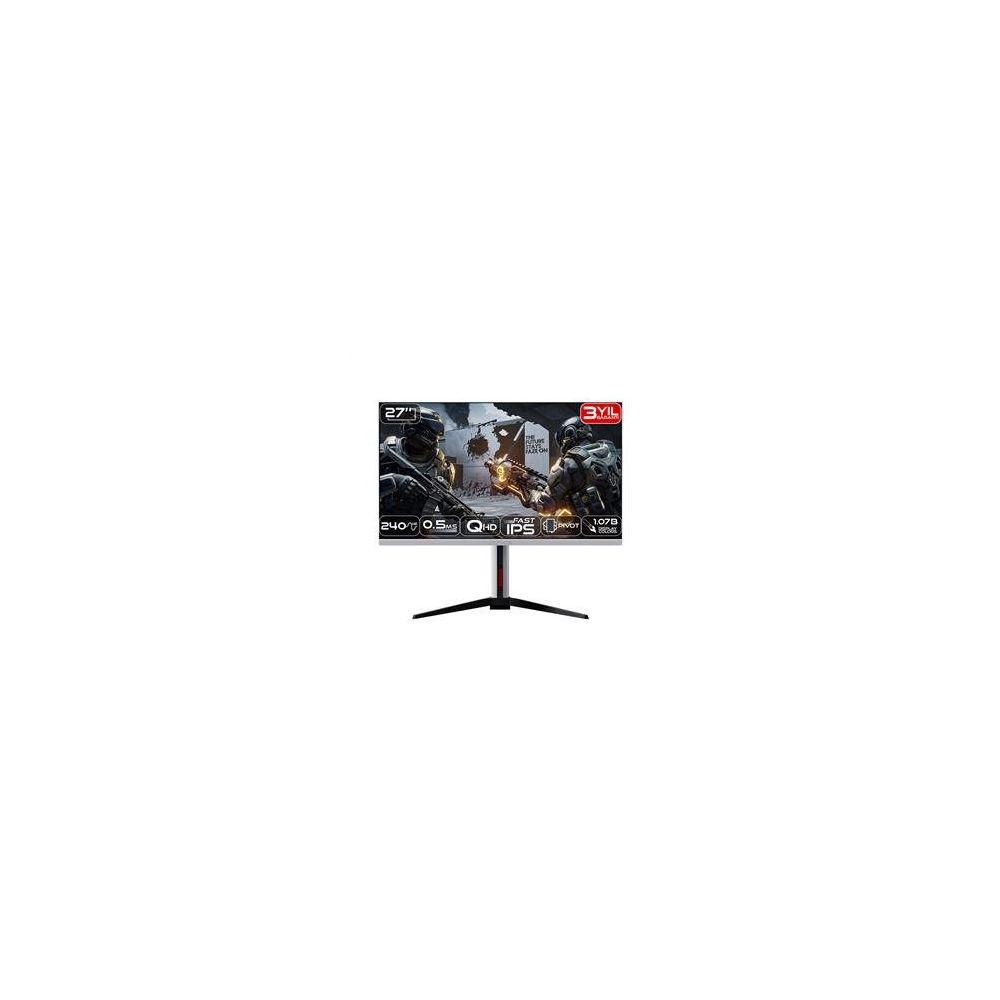 Fazeon X27F241QP 27 inç 240Hz 0.5ms Pivot Oyuncu Monitörü