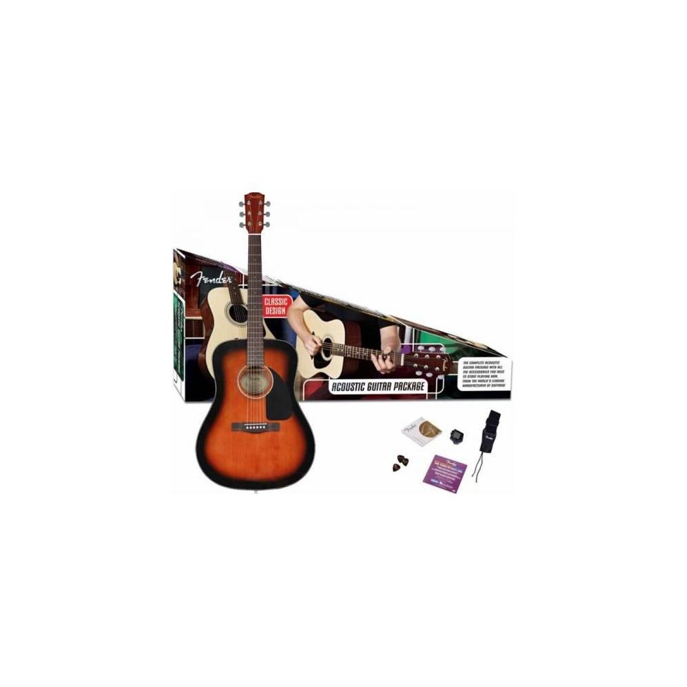 Fender CD-60 Sunburst Akustik Gitar Fiyatları