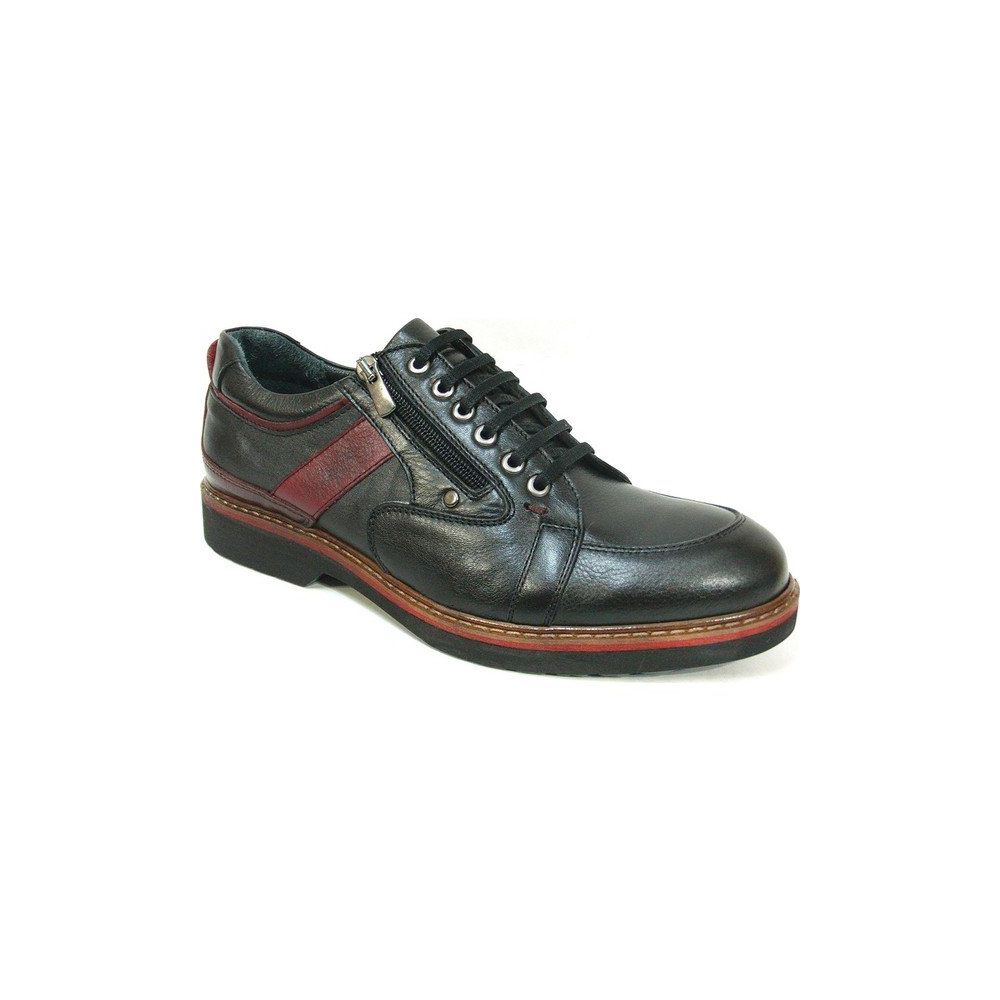 sahil yıldönümü menekşe  Fierro 1410 Siyah-Bordo Erkek Ayakkabı Fiyatları