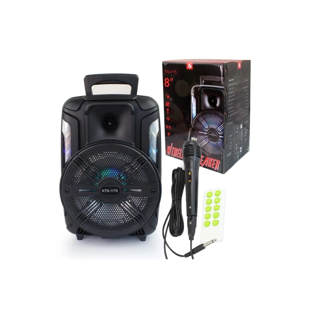 Fioplus KTS-1175 USB Hafıza Kartlı Mikrofonlu Taşınabilir Kablosuz Bluetooth Hoparlör