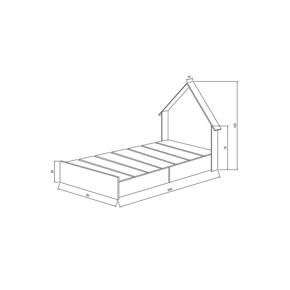 fly mobilya capella montessori 90x202x120 cm baslikli karyola yatak fiyatlari