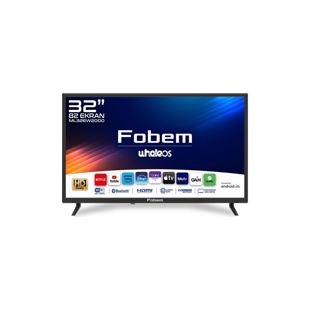 Fobem ML32EW2000 32 inç 82 Ekran HD Ready Whale OS LED TV