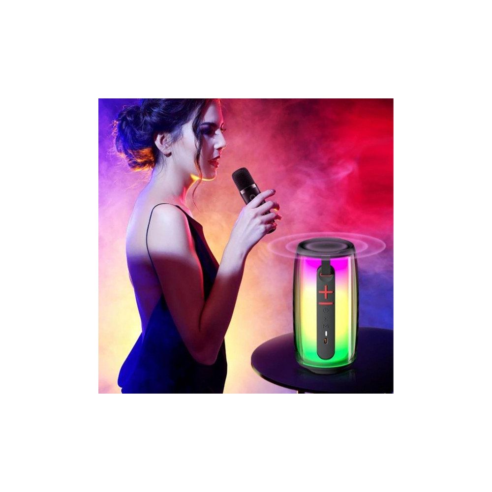 Fogy Pluse 6 Mikrofonlu RGB Kablosuz Soundbar Multimedya Siyah Bluetooth Hoparlör