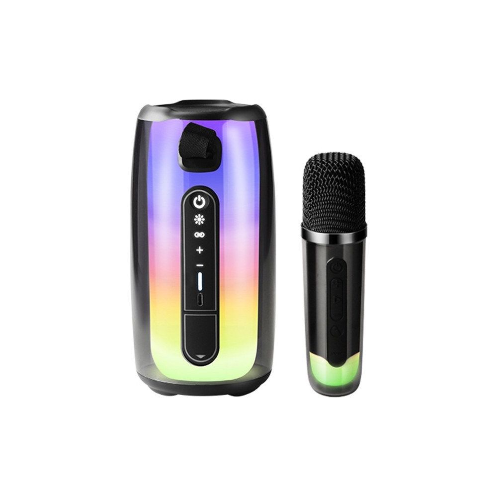Fogy Pluse 7 Mikrofonlu RGB Kablosuz Soundbar Multimedya Siyah Bluetooth Hoparlör