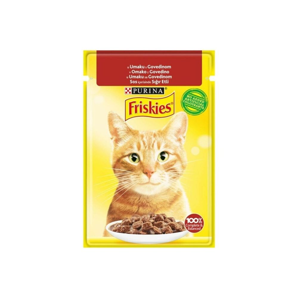 Friskies 85 Gr Sigir Etli Soslu Yas Kedi Mamasi Fiyatlari
