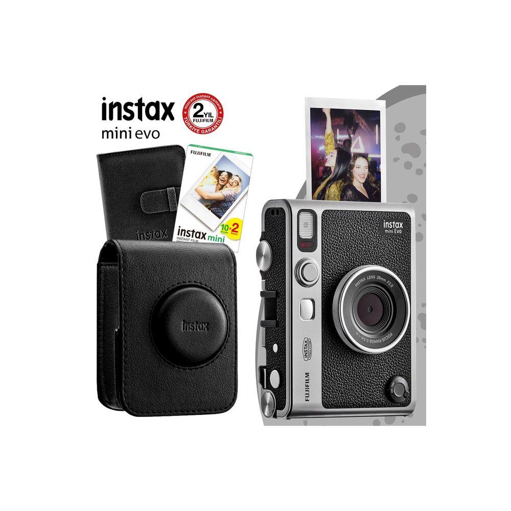 Fujifilm Instax Mini Evo Siyah Fotoğraf Makinesi