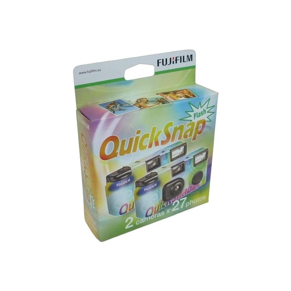 Fujifilm Quicksnap 2x27 Pozluk Çek At Flaşlı Analog Fotoğraf Makinesi