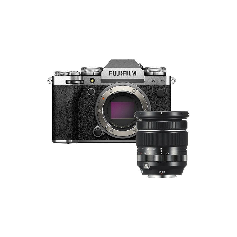 Fujifilm X T5 Gümüş + XF 16-80 mm Kit Fotoğraf Makinesi