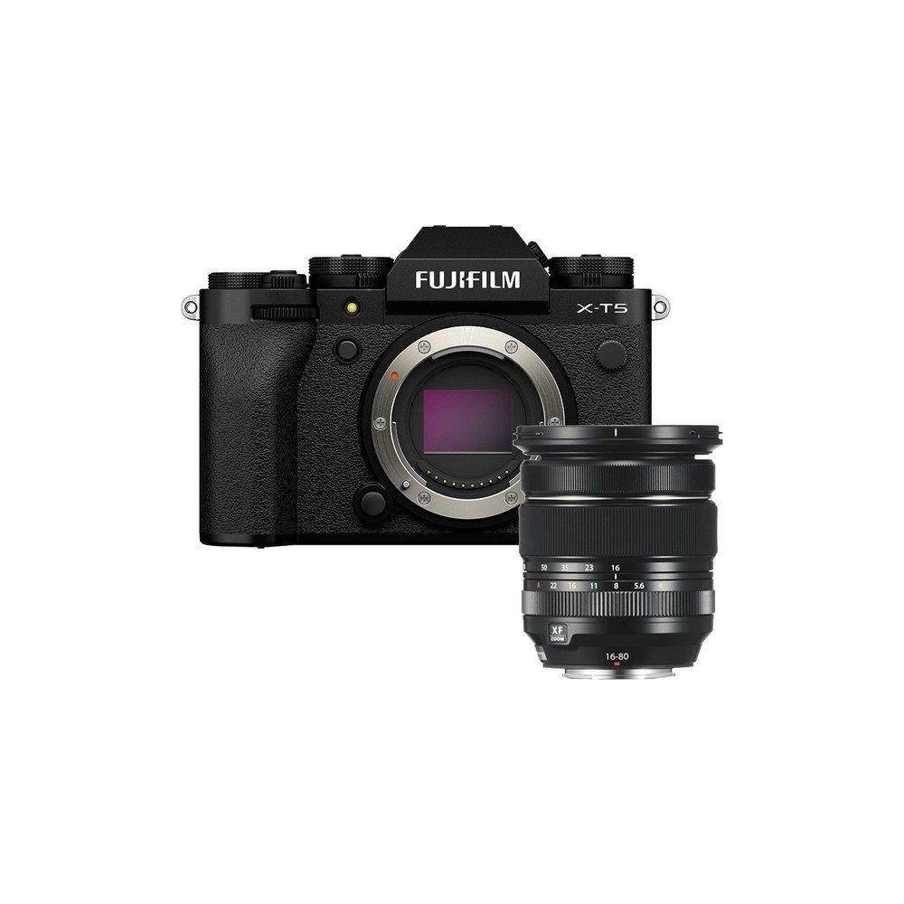 Fujifilm X T5 Siyah + XF 16-80 mm Kit Fotoğraf Makinesi