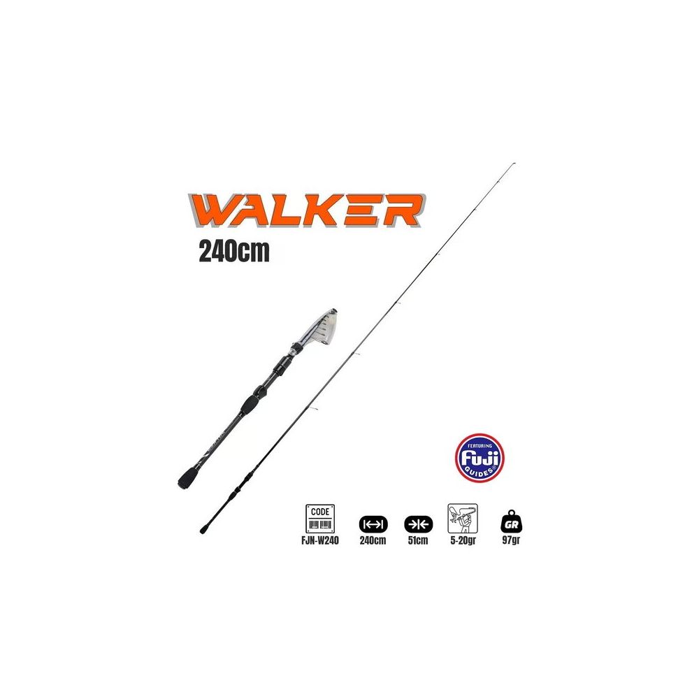 Fujin Walker 240 cm 5-20 gr Teleskopik Spin Olta Kamışı Fiyatları