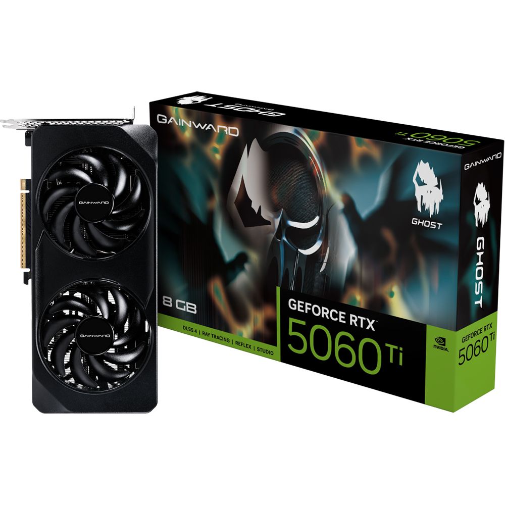 その他 Gainward GeForce RTX 3060 Ti Ghost Gainward GeForce RTX 5060 Ti Ghost NE7506T019P1-GB2062B 8GB GDDR7