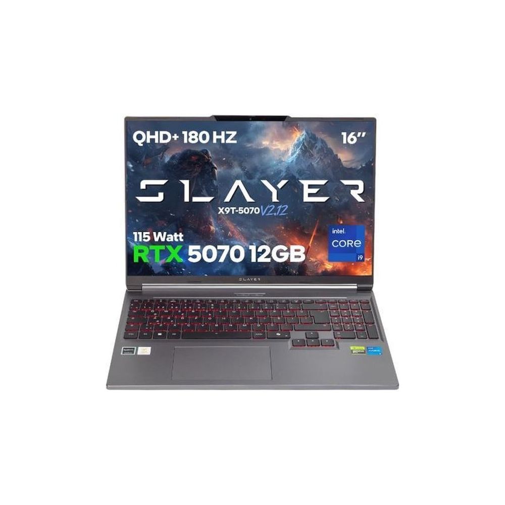 Game Garaj Slayer X9T-5070 V2.12 C2 i9-14900HX 32GB RAM 1TB SSD RTX 5070 FreeDOS 16 inç Oyun Bilgisayarı