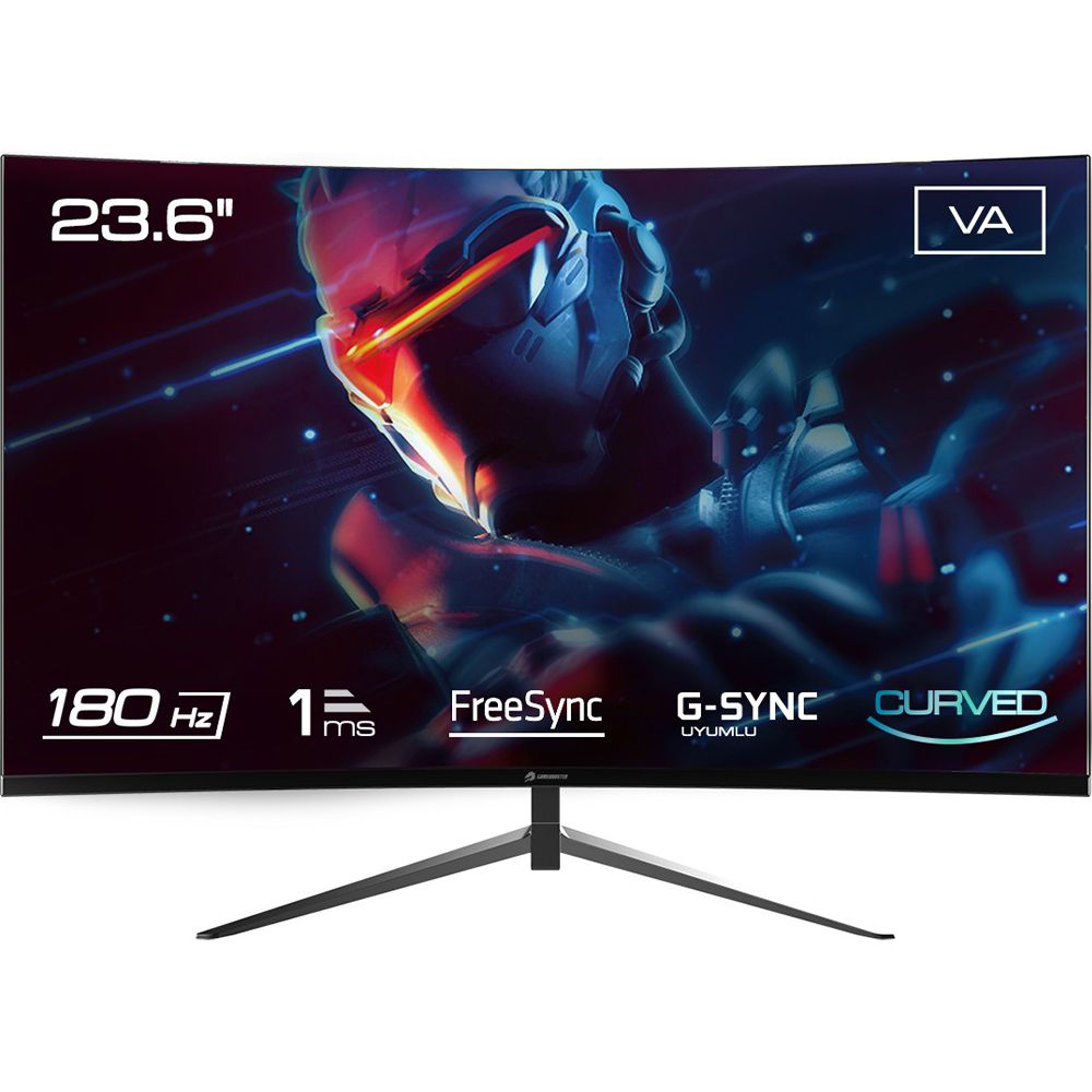 GameBooster GB2418CF 23.6 inç 180Hz Oyuncu Monitörü