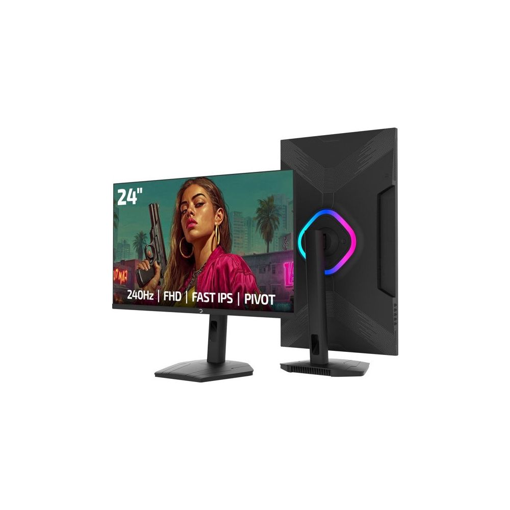GamePower Lunis L25 24 inç 240Hz 0.5ms Pivot Oyuncu Monitörü