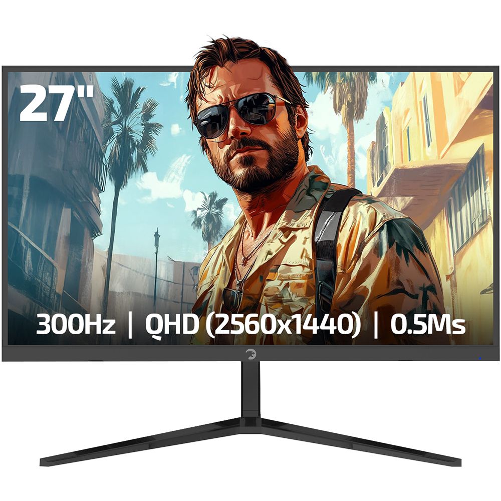 GamePower Rapid Q-Max 27 inç 300Hz 0.5ms IPS Pivot Oyuncu Monitörü