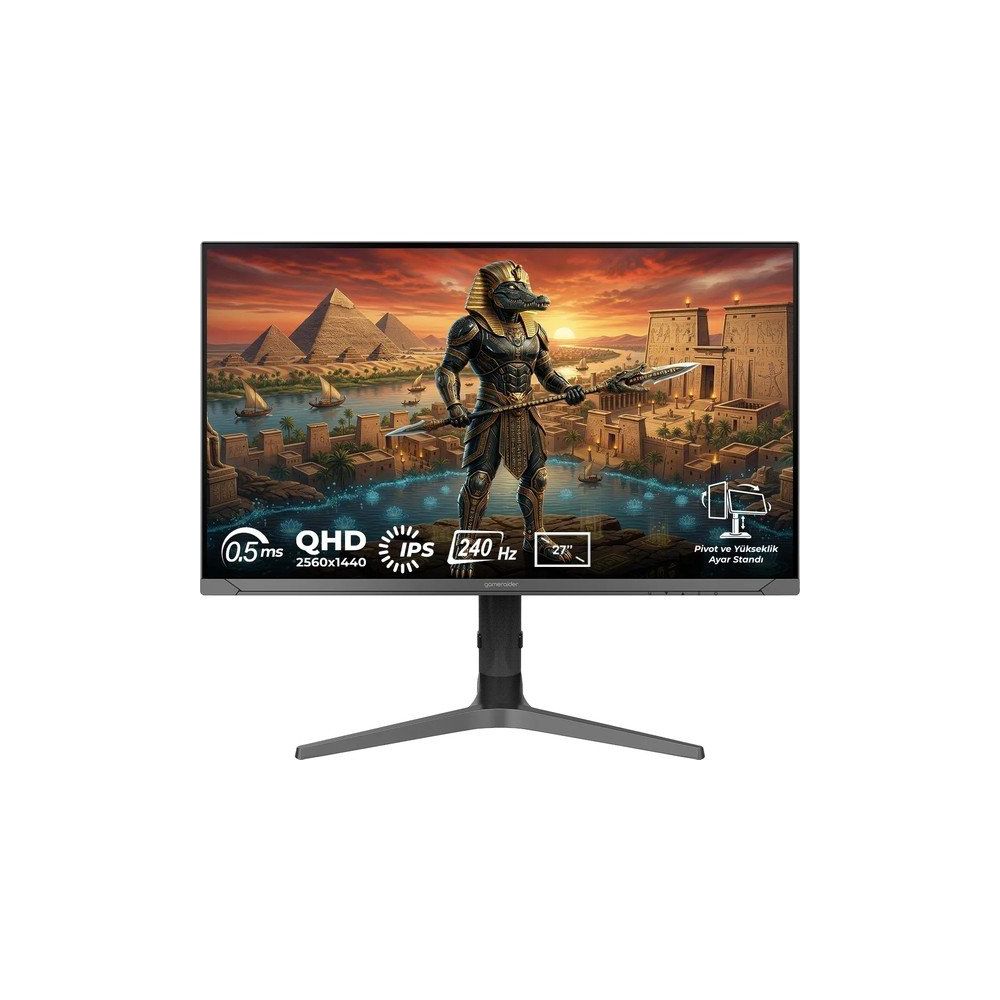 Gameraider SOBEK GR27Q24I 27 inç 240Hz 0.5ms 2K QHD IPS Pivot Oyuncu Monitörü