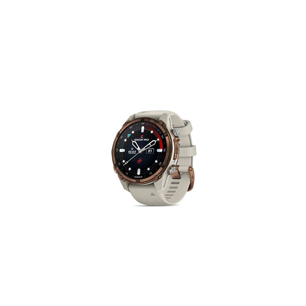 Garmin Descent Mk3i Bronz PVD Titanyum 43 mm French Gri Akıllı Saat
