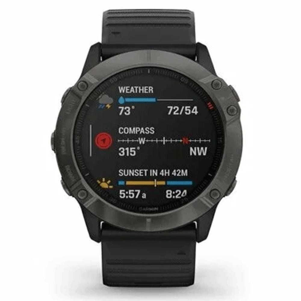 Garmin Fenix 6X Pro Sapphire Siyah Multispor GPS Akıllı Saat