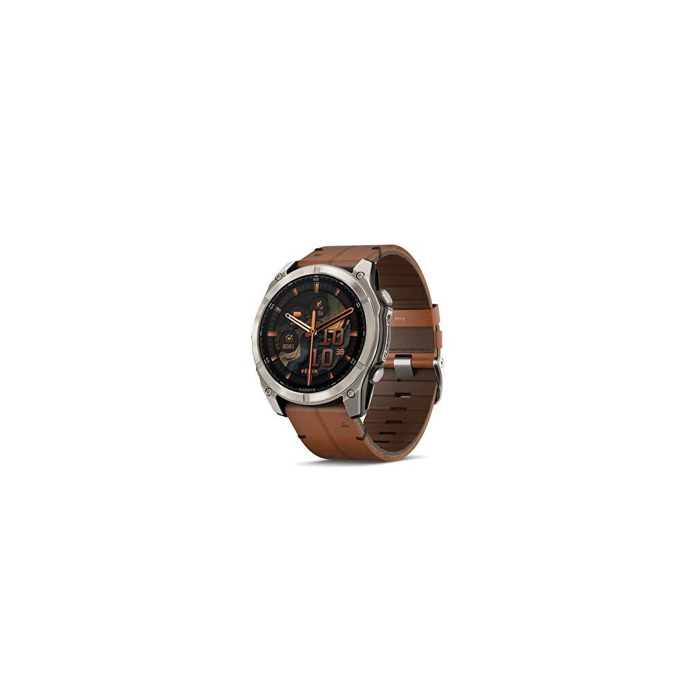 Garmin Fenix 8 Amoled Sapphire 51 mm Gri Titanyum Akıllı Saat