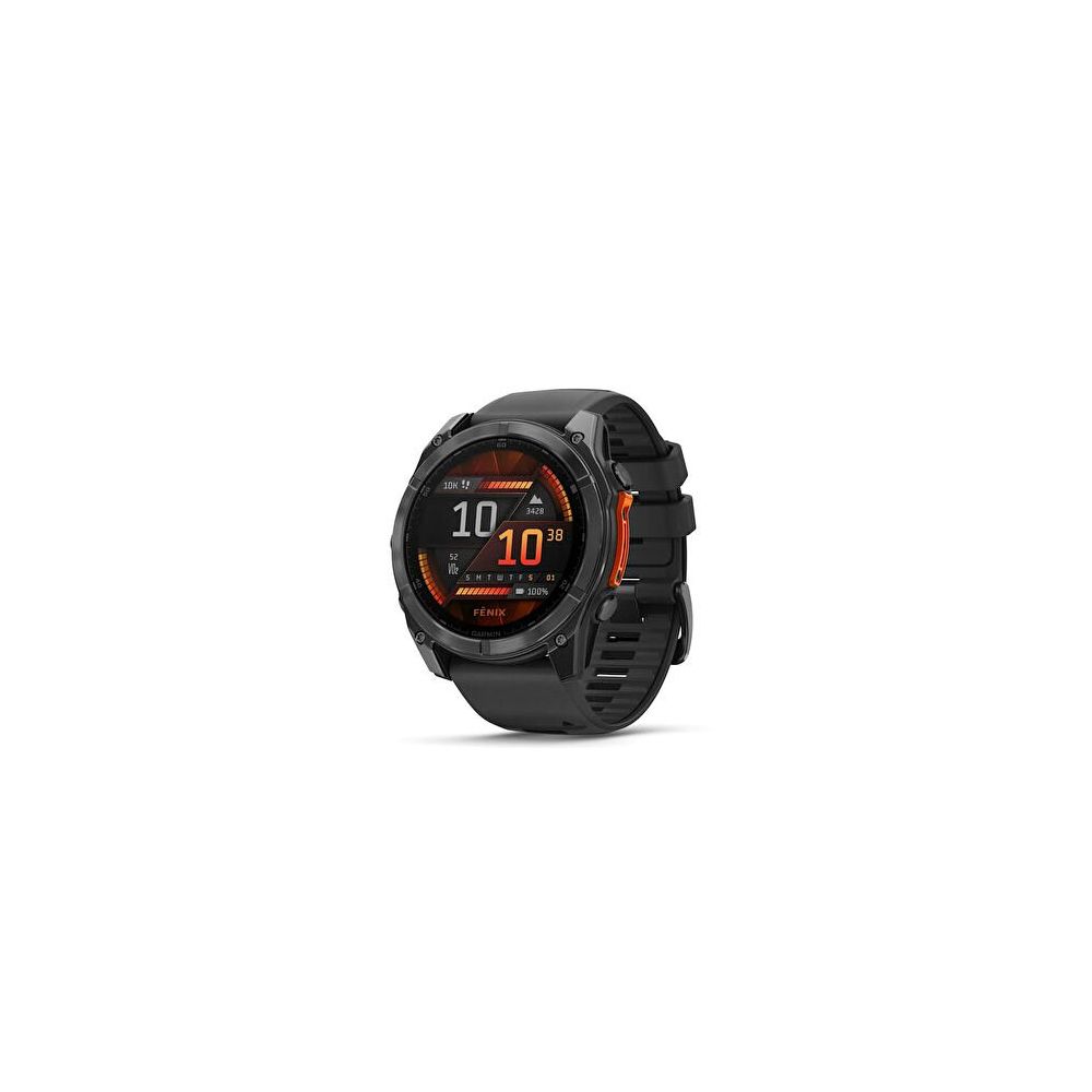 Garmin Fenix 8 Amoled Slate Gri 51 mm Siyah Akıllı Saat