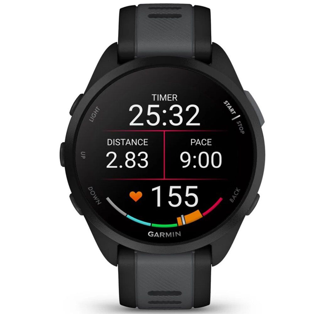 Garmin Forerunner 165 Music Siyah Slate Gri Akıllı Saat